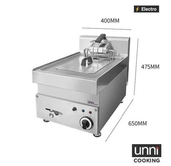 Gastro Elektrische Fritteuse 1x10L
