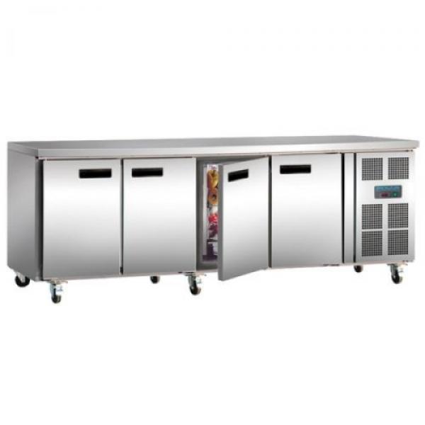 Polar Kühltisch 4-türig 449L