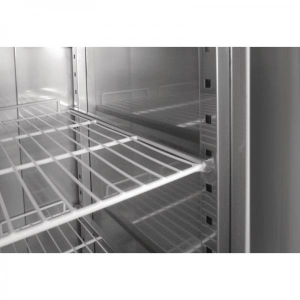 Polar zweitüriger Külschrank Edelstahl 1200L