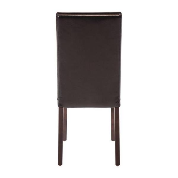 Bolero Gastronomie Stühle 2 Stück schwarz Esszimmerstühle Kunstleder