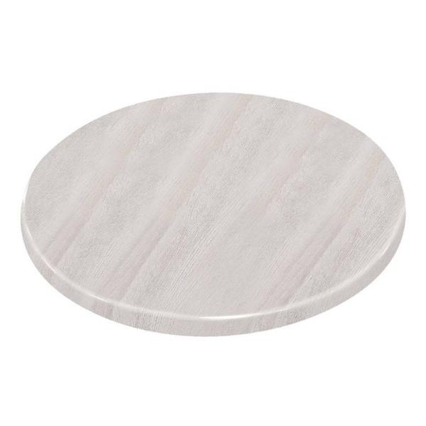 Bolero runde Tischplatte Whitewash 60cm