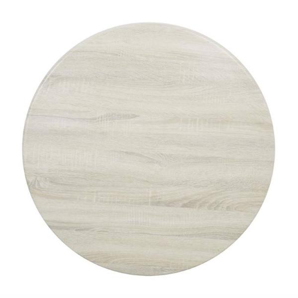 Bolero runde Tischplatte Whitewash 60cm