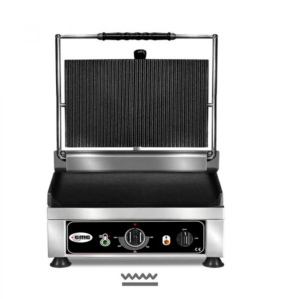 Kontaktgrill oben gerillt/unten glatt 51x50cm Toastmaschine