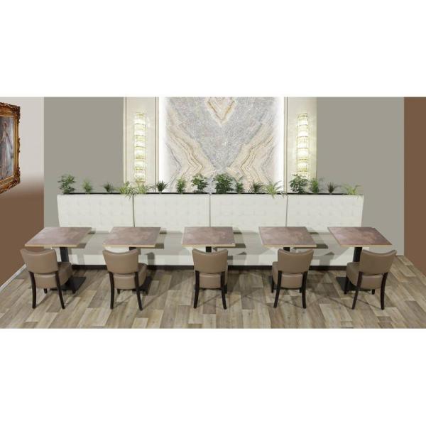 Gastronomie Sitzbank Braun 120 x 60 cm CREAM