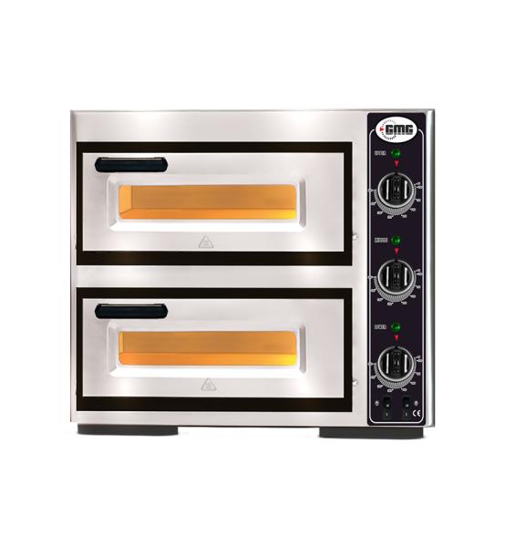 Pizzaofen mit Zwei Backammer für 1+1 40er Pizzen