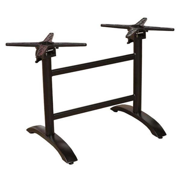 Terrassentisch Klapptisch – Werzalit Reddenwood – 70×120 cm mit Untergestell A-SRD-DOUBLE