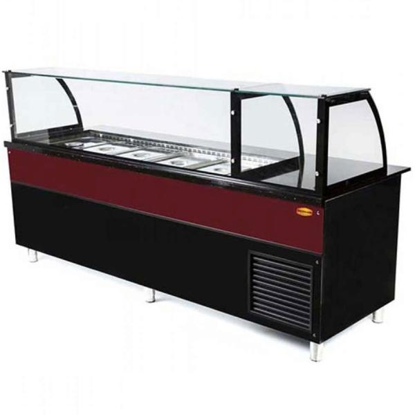 Salattheke, Dönertheke mit Kassentisch 1800 Lang