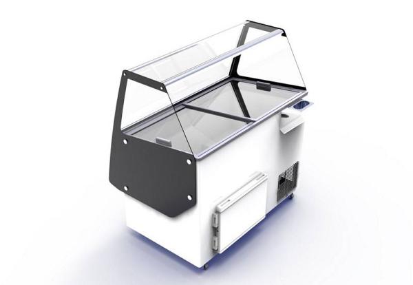 SPEISEEISVITRINE IBIZA für 8 x 5 LTR EISTHEKE EISVITRINE