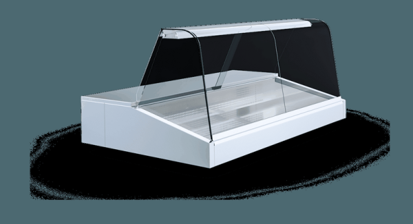 Kühlaufsatzvitrine TATIANA 1.5 NS Aufsatstheke 1500mm Lang