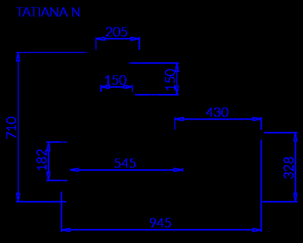 Kühlaufsatzvitrine TATIANA 1.5 NS Aufsatstheke 1500mm Lang