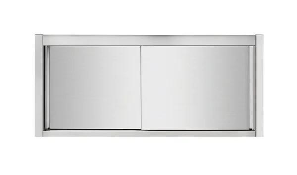 Wandhängeschrank aus Edelstahl, 120 x 40, mit 2 Türen