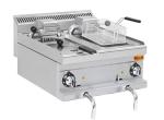 Elektro-​Fritteuse 8+8 liter 15 kW, 400V, 600x600x270